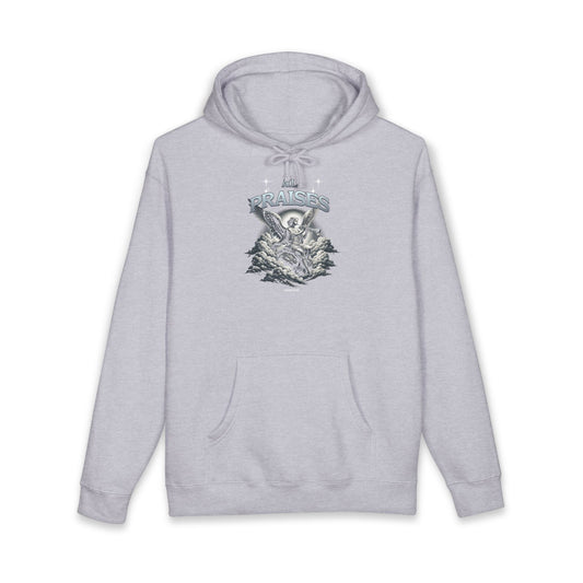 All Praises Angel Graphic Hoodie — Vintage Angel Prayer Pullover