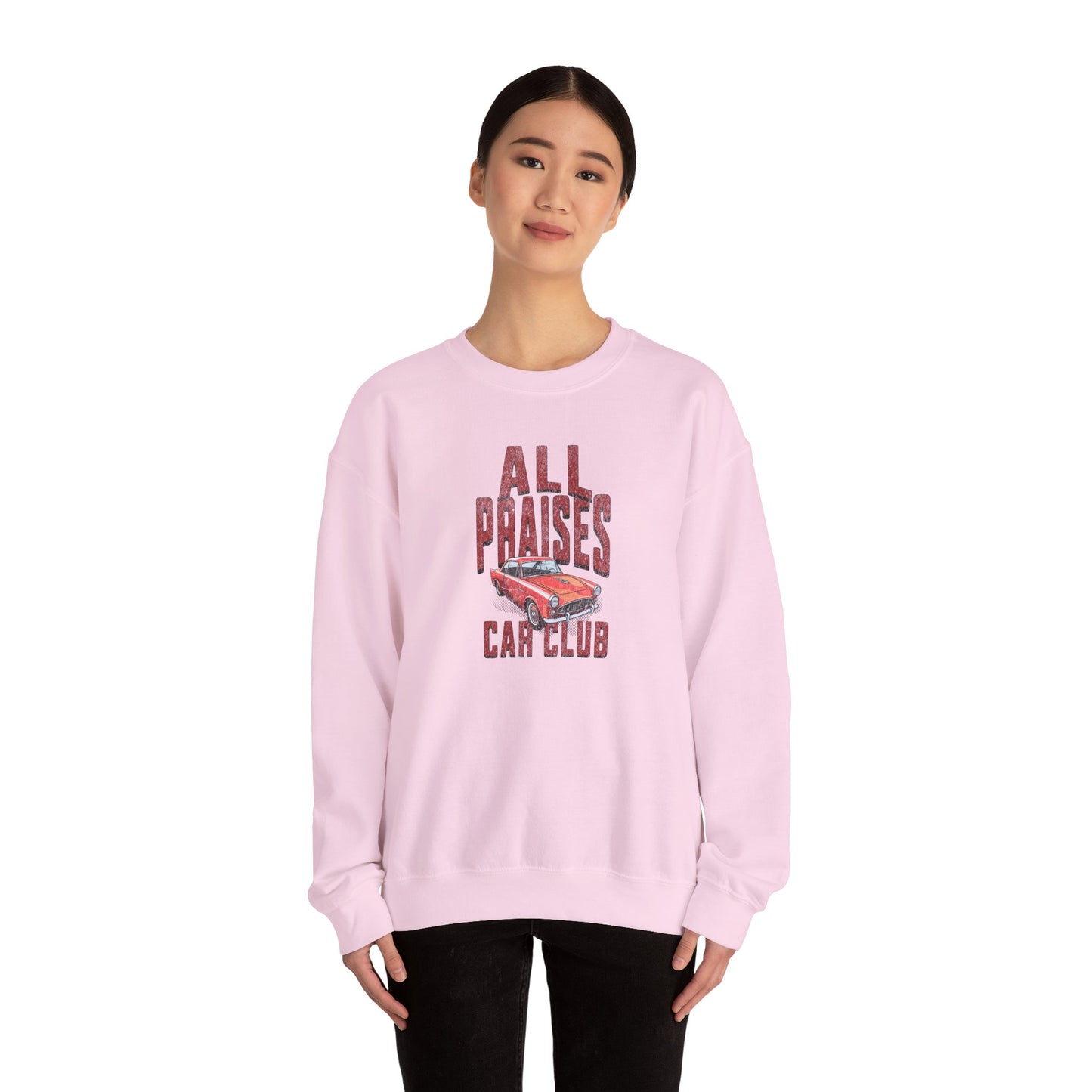 All Praises Crewneck Sweatshirt — Minimal Inspirational Pullover