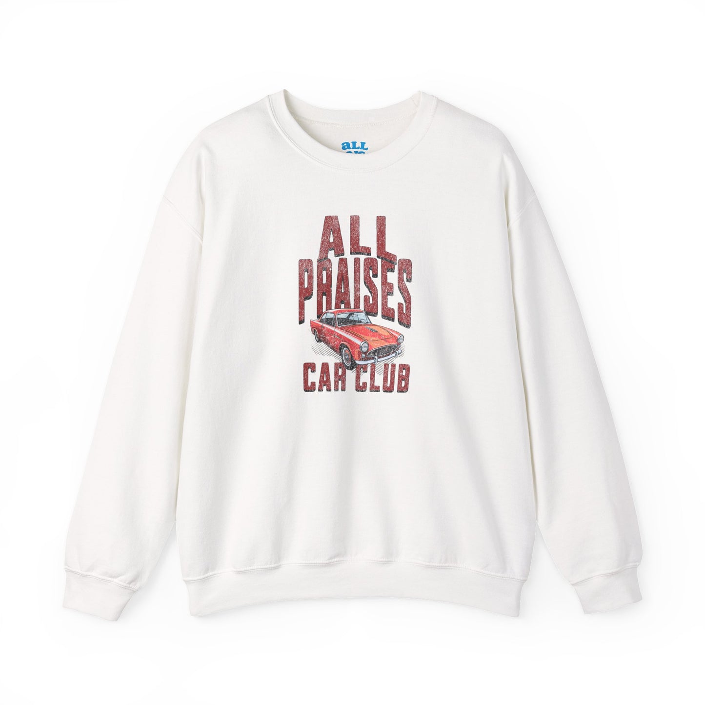All Praises Crewneck Sweatshirt — Minimal Inspirational Pullover