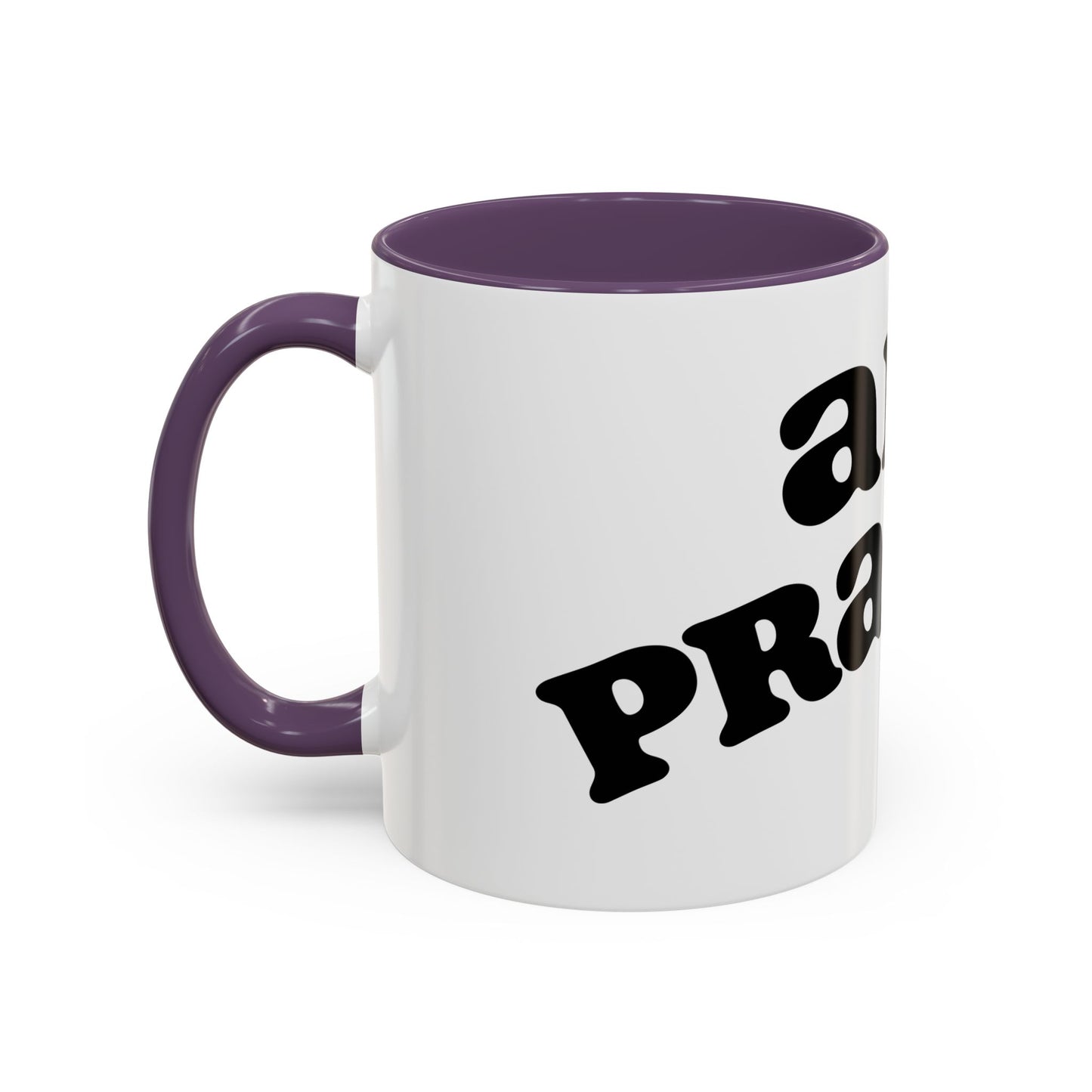 Coffee Mug — 'All Praises' Retro Script Accent Mug