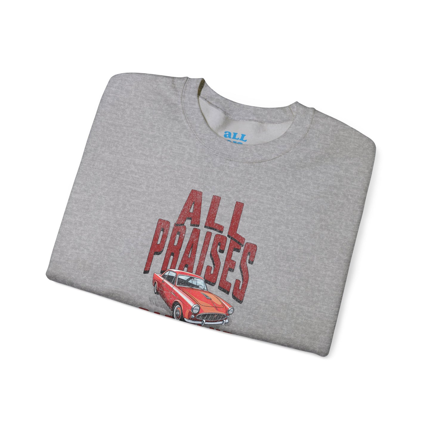 All Praises Crewneck Sweatshirt — Minimal Inspirational Pullover