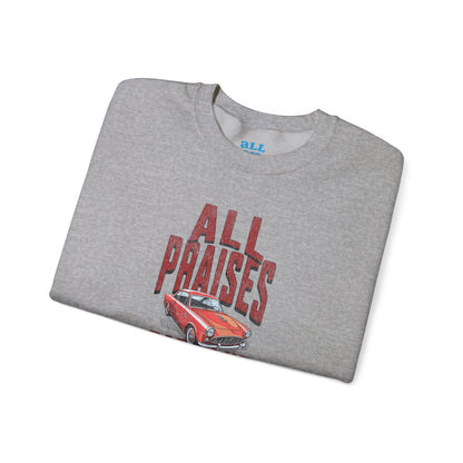 All Praises Crewneck Sweatshirt — Minimal Inspirational Pullover