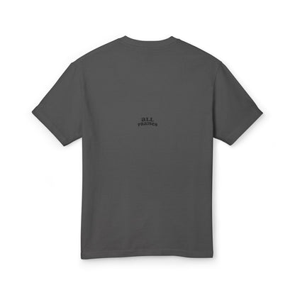 Floral Geometric Tee — 'All Praises' Cotton Graphic T-Shirt