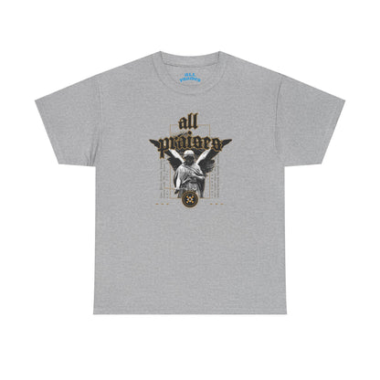 All Praises  Angel Graphic Tee – Vintage Gothic Angel T-shirt