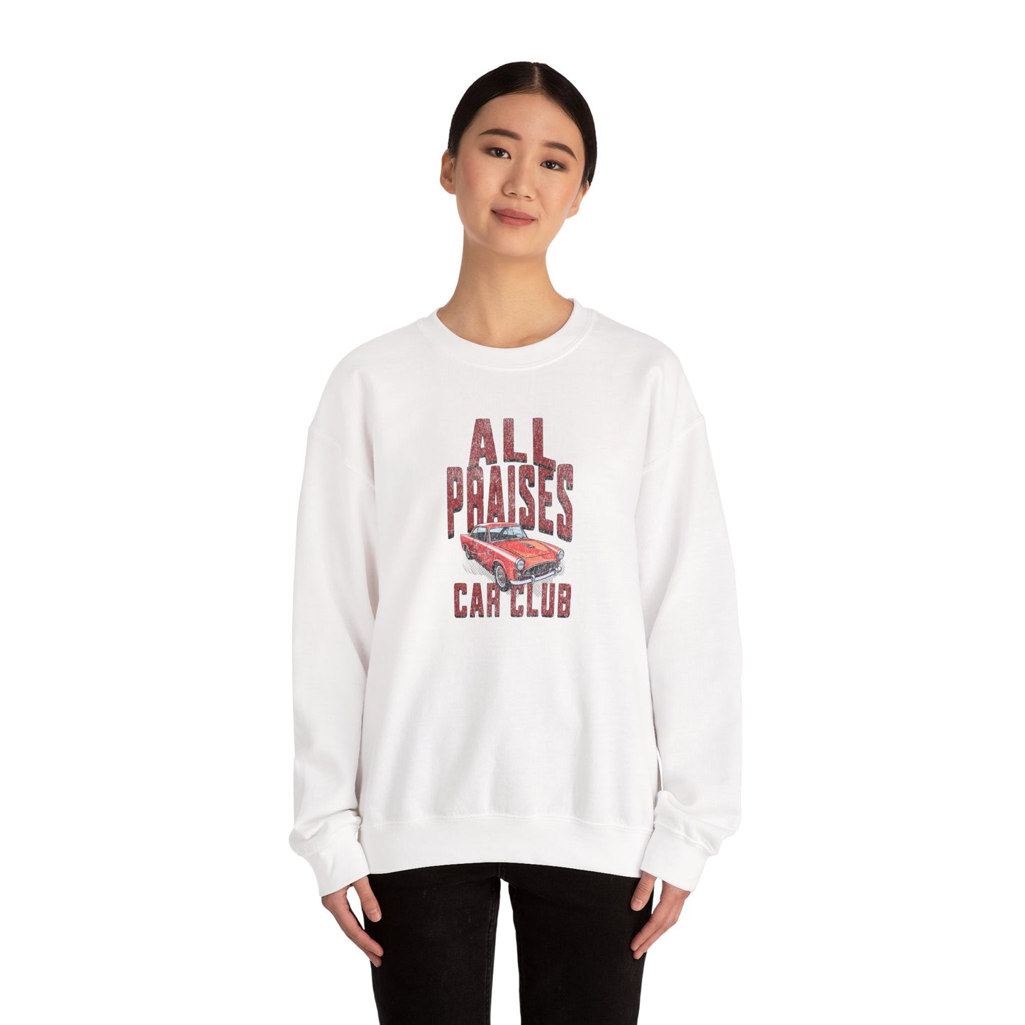All Praises Crewneck Sweatshirt — Minimal Inspirational Pullover