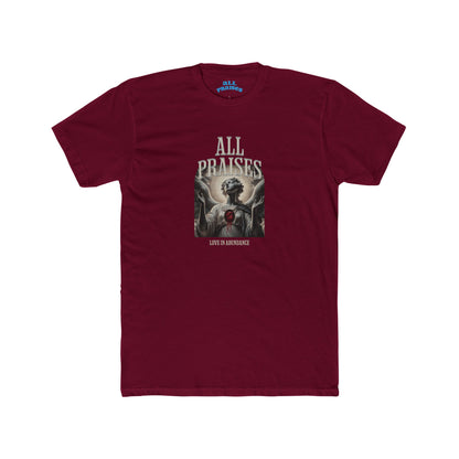All Praises Graphic Tee — Gothic Angel Art Shirt
