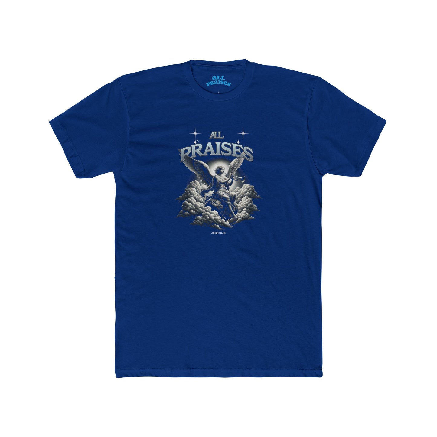 All Praises Graphic Tee — Vintage Angel Illustration
