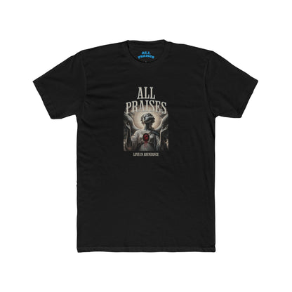 All Praises Graphic Tee — Gothic Angel Art Shirt