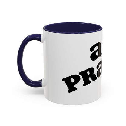 Coffee Mug — 'All Praises' Retro Script Accent Mug