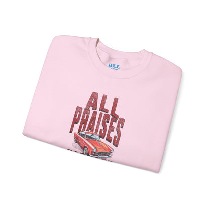 All Praises Crewneck Sweatshirt — Minimal Inspirational Pullover