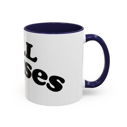 Coffee Mug — 'All Praises' Retro Script Accent Mug