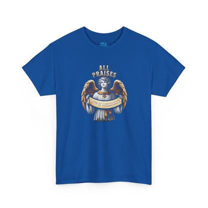 Angel Cherub Graphic Tee — "All Praises" Vintage-Inspired T-Shirt