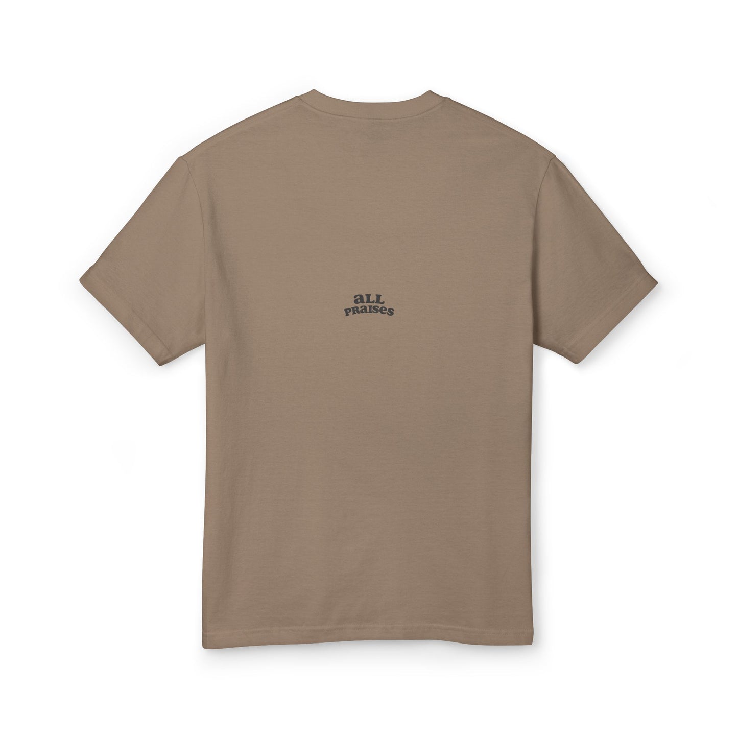 Floral Geometric Tee — 'All Praises' Cotton Graphic T-Shirt