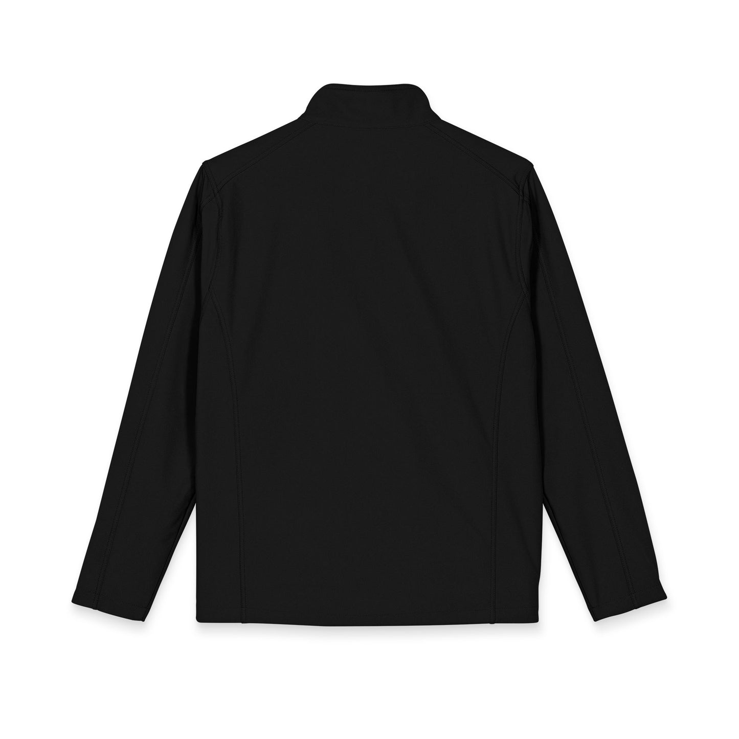 Embroidered Men's Soft Shell Jacket – Minimal Logo Windbreaker