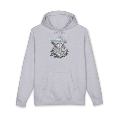 All Praises Angel Graphic Hoodie — Vintage Angel Prayer Pullover