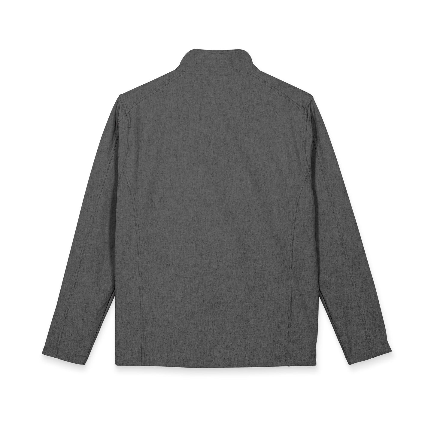 Embroidered Men's Soft Shell Jacket – Minimal Logo Windbreaker