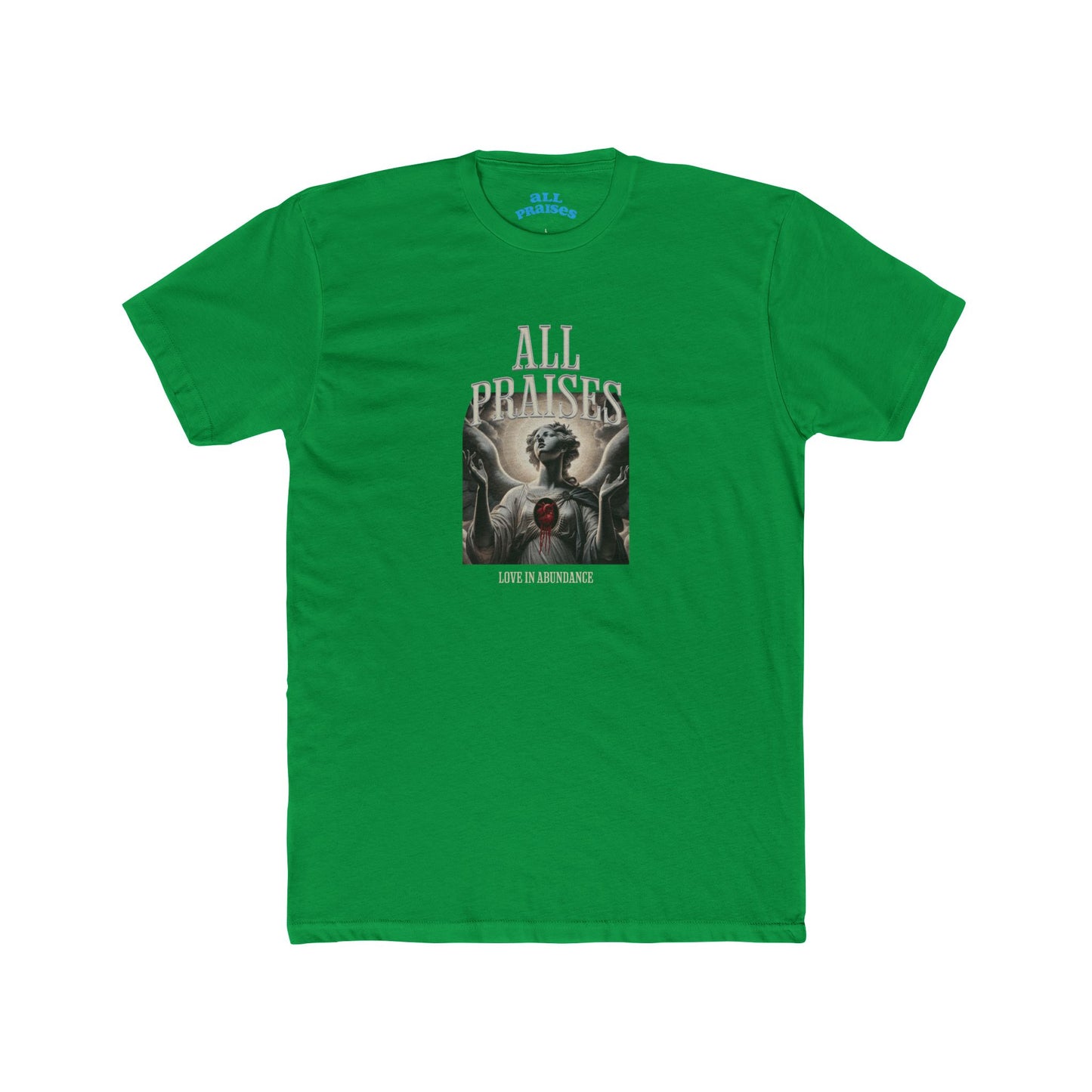 All Praises Graphic Tee — Gothic Angel Art Shirt