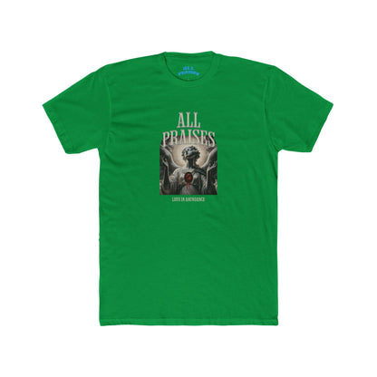 All Praises Graphic Tee — Gothic Angel Art Shirt