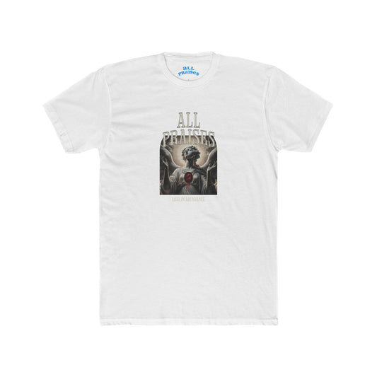 All Praises Graphic Tee — Gothic Angel Art Shirt