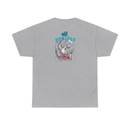 All Prayers Graphic Tee — Angel Illustration Faith Shirt