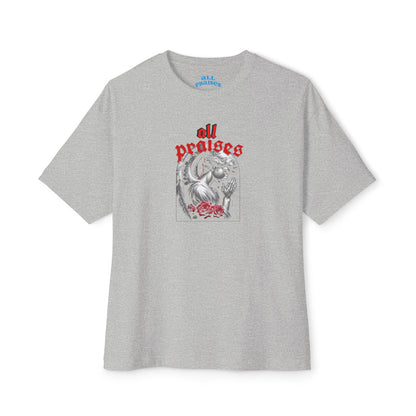 All Praises Tee — Gothic Prayer Graphic T-Shirt