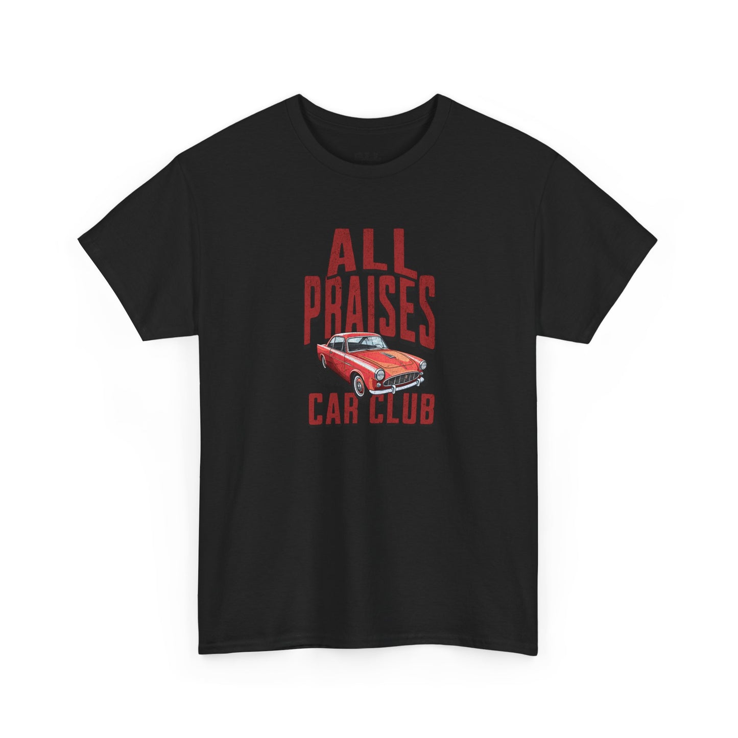 All Praises T-Shirt — Bold Vintage White Text  Tee