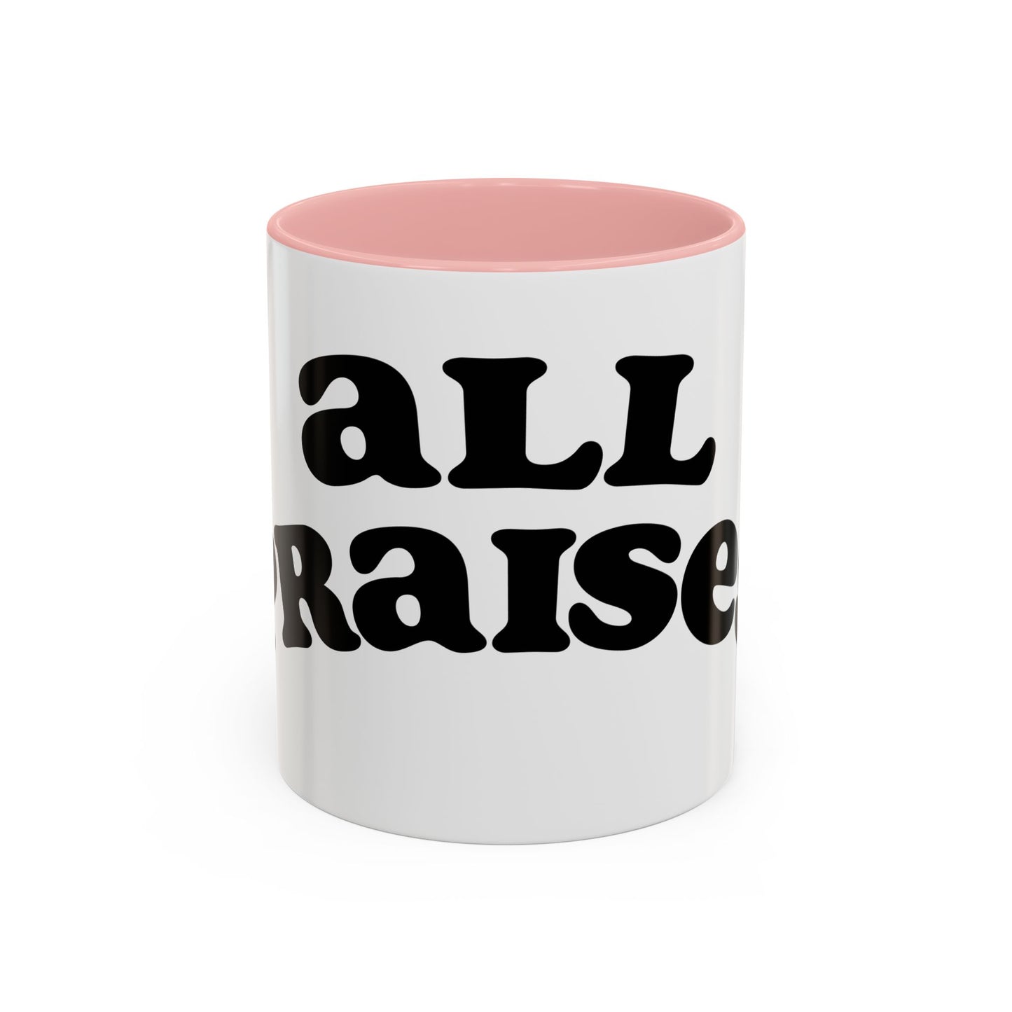 Coffee Mug — 'All Praises' Retro Script Accent Mug