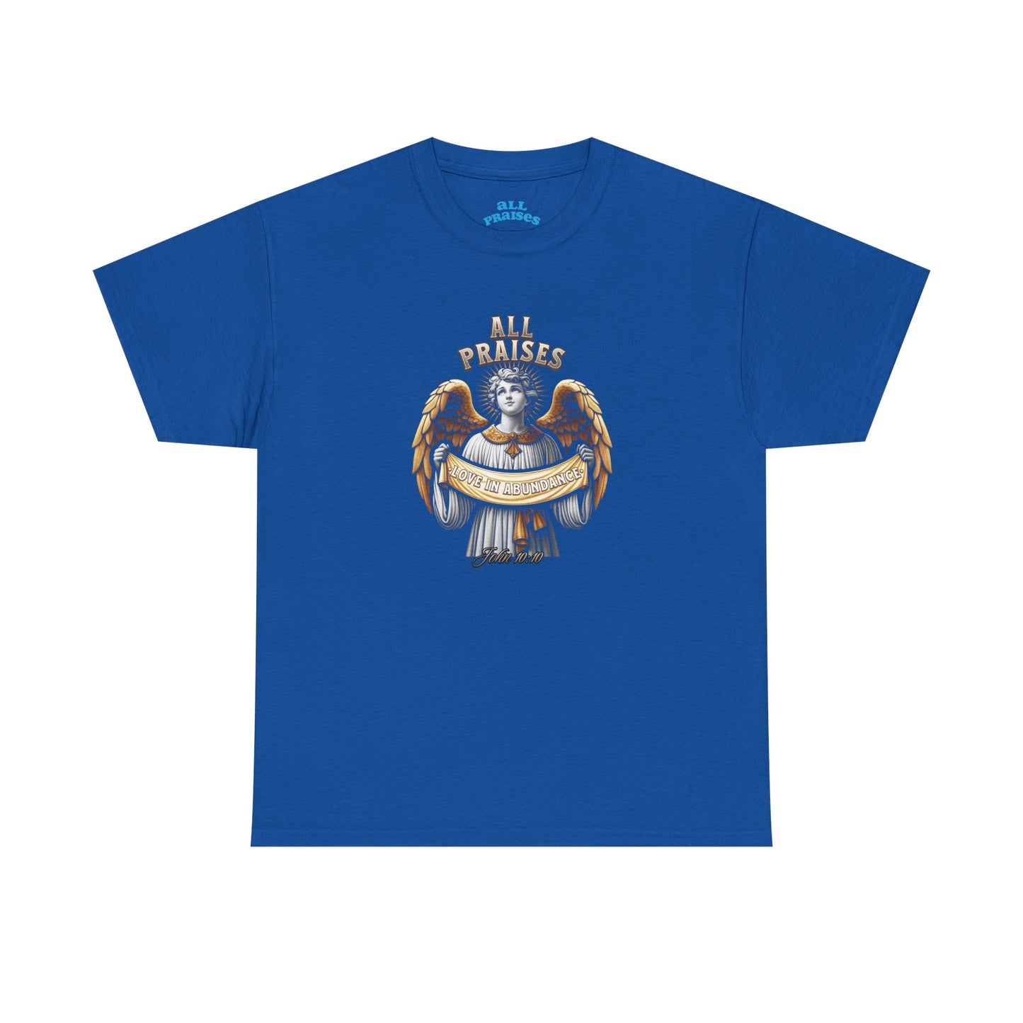 Angel Cherub Graphic Tee — "All Praises" Vintage-Inspired T-Shirt