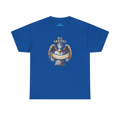 Angel Cherub Graphic Tee — "All Praises" Vintage-Inspired T-Shirt