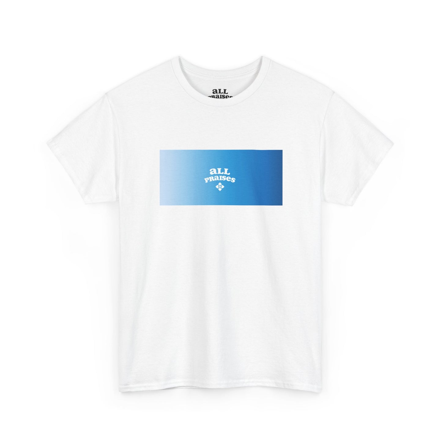 All Reasons Tee — Minimal Blue Gradient Graphic T‑Shirt