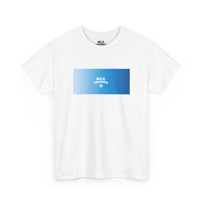 All Reasons Tee — Minimal Blue Gradient Graphic T‑Shirt