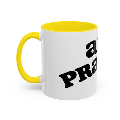 Coffee Mug — 'All Praises' Retro Script Accent Mug