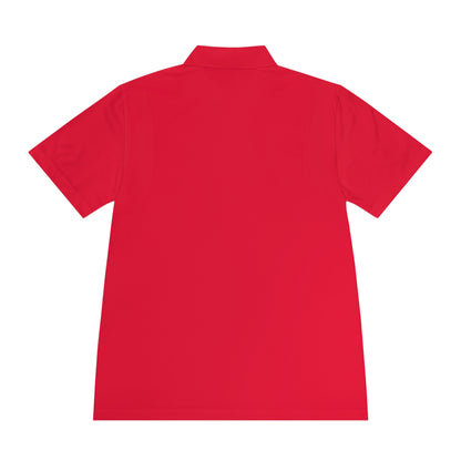 Men's Sport Polo - 'All Praises' Minimal Embroidered Logo