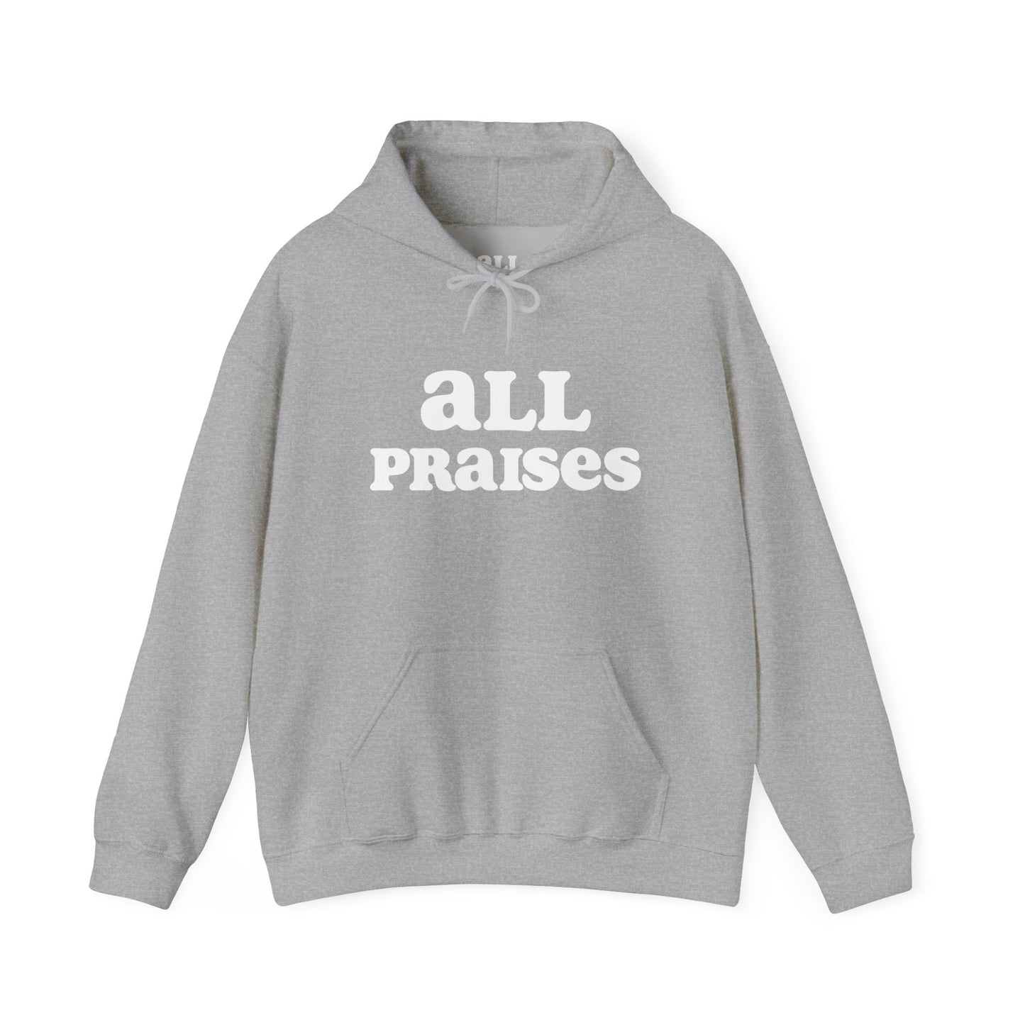 OG All Praises Hoodie — Retro Bold Faith Graphic Sweatshirt