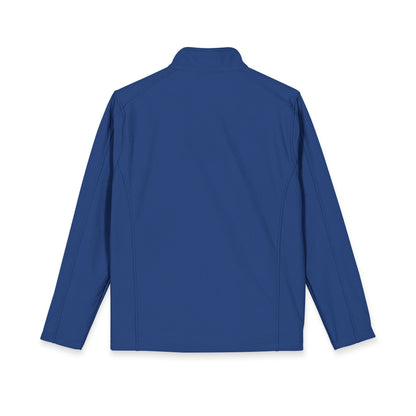 Embroidered Men's Soft Shell Jacket – Minimal Logo Windbreaker