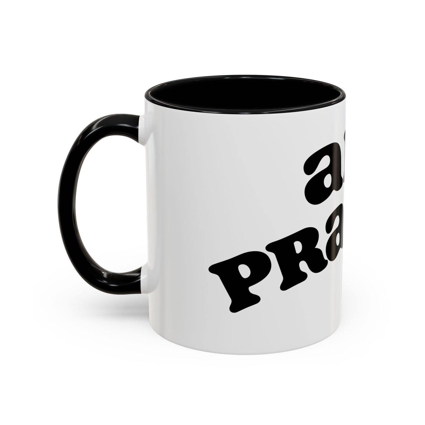Coffee Mug — 'All Praises' Retro Script Accent Mug