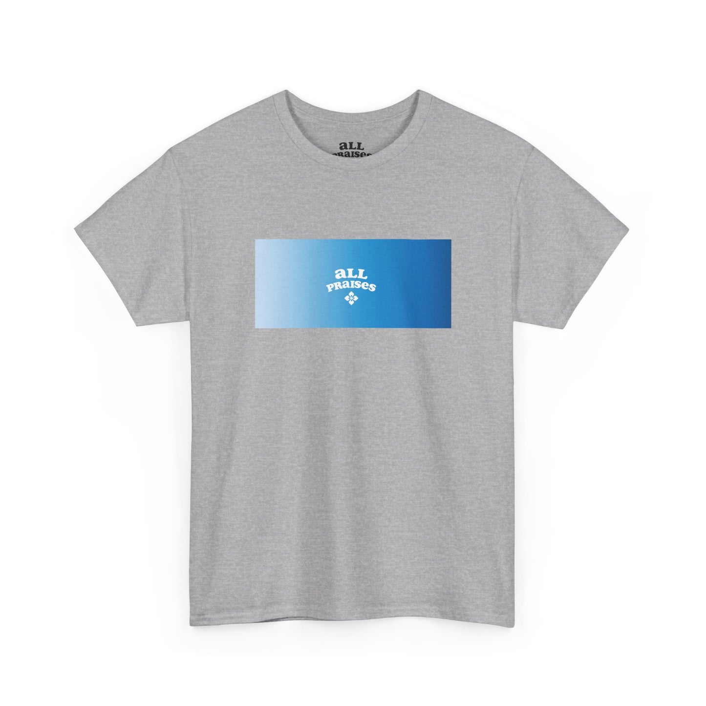All Reasons Tee — Minimal Blue Gradient Graphic T‑Shirt