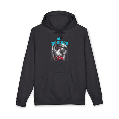 Hoodie — 'All Praises' Angel Graphic Pullover