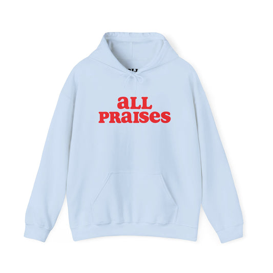 All Praises " Living Abundantly"  Heavy Blend™ Hooded Sweatshirt