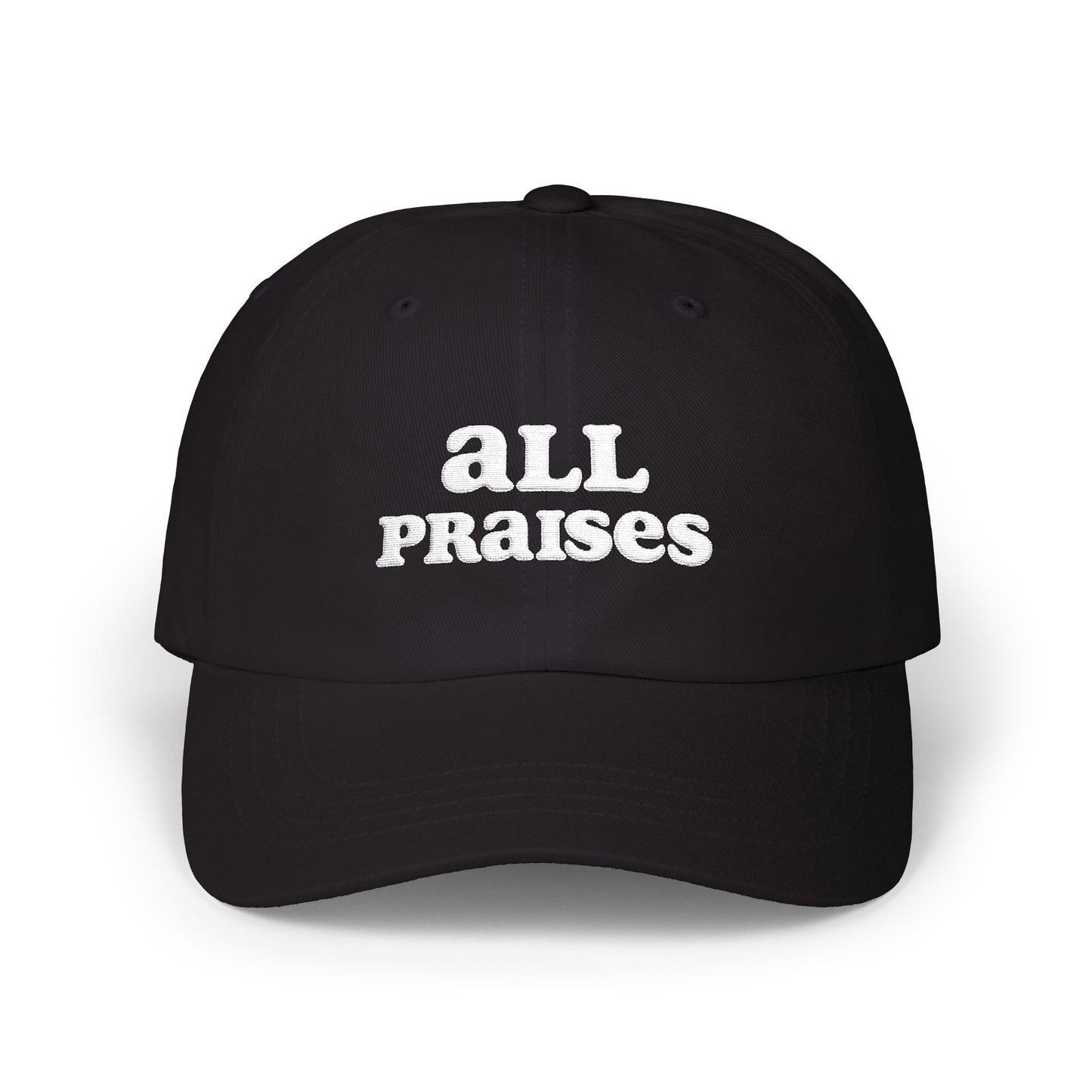 All Praises Dad Cap — Casual Faith-Based Baseball Hat for Everyday Wear
