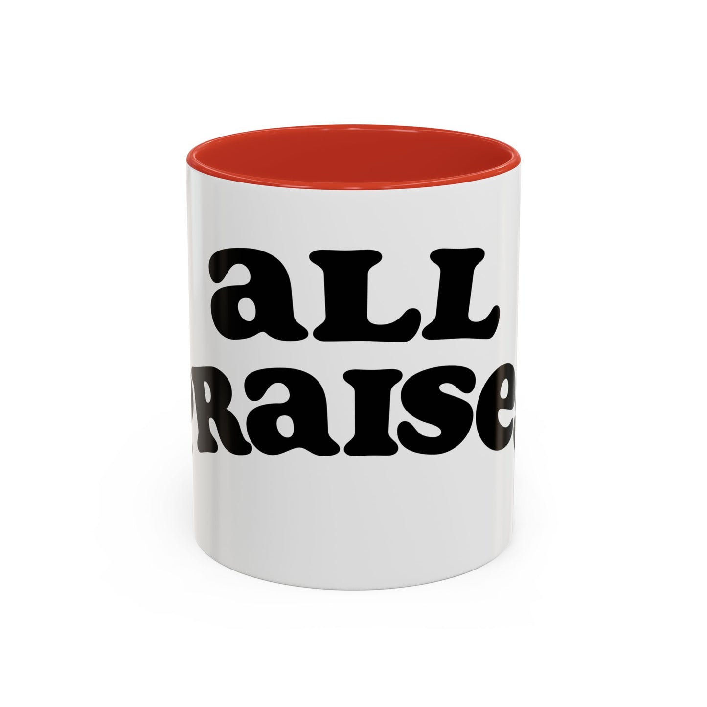 Coffee Mug — 'All Praises' Retro Script Accent Mug
