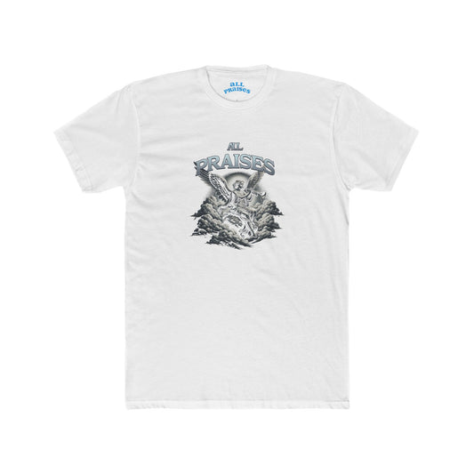All Praises Graphic Tee — Vintage Angel Illustration
