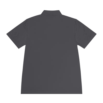 Men's Sport Polo - 'All Praises' Minimal Embroidered Logo