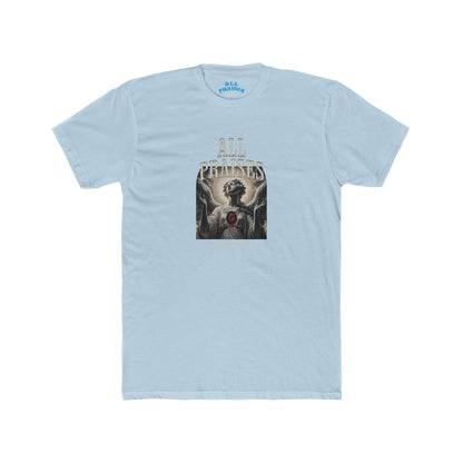 All Praises Graphic Tee — Gothic Angel Art Shirt