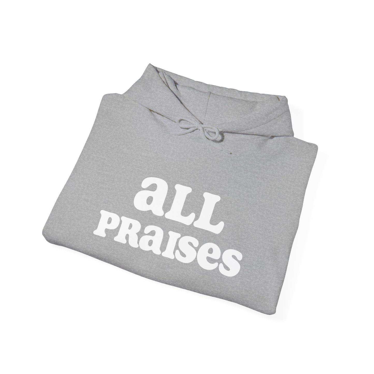 OG All Praises Hoodie — Retro Bold Faith Graphic Sweatshirt