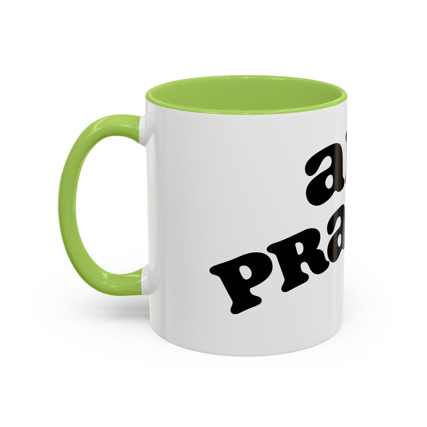 Coffee Mug — 'All Praises' Retro Script Accent Mug