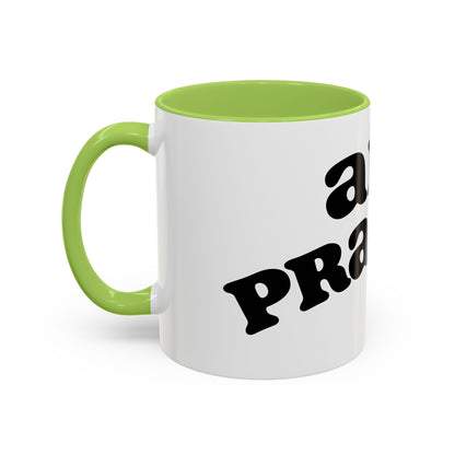 Coffee Mug — 'All Praises' Retro Script Accent Mug
