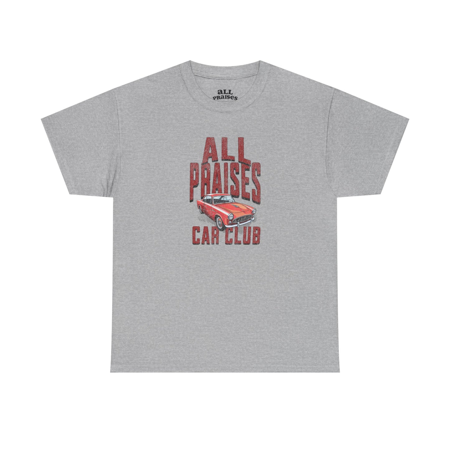 All Praises T-Shirt — Bold Vintage White Text  Tee