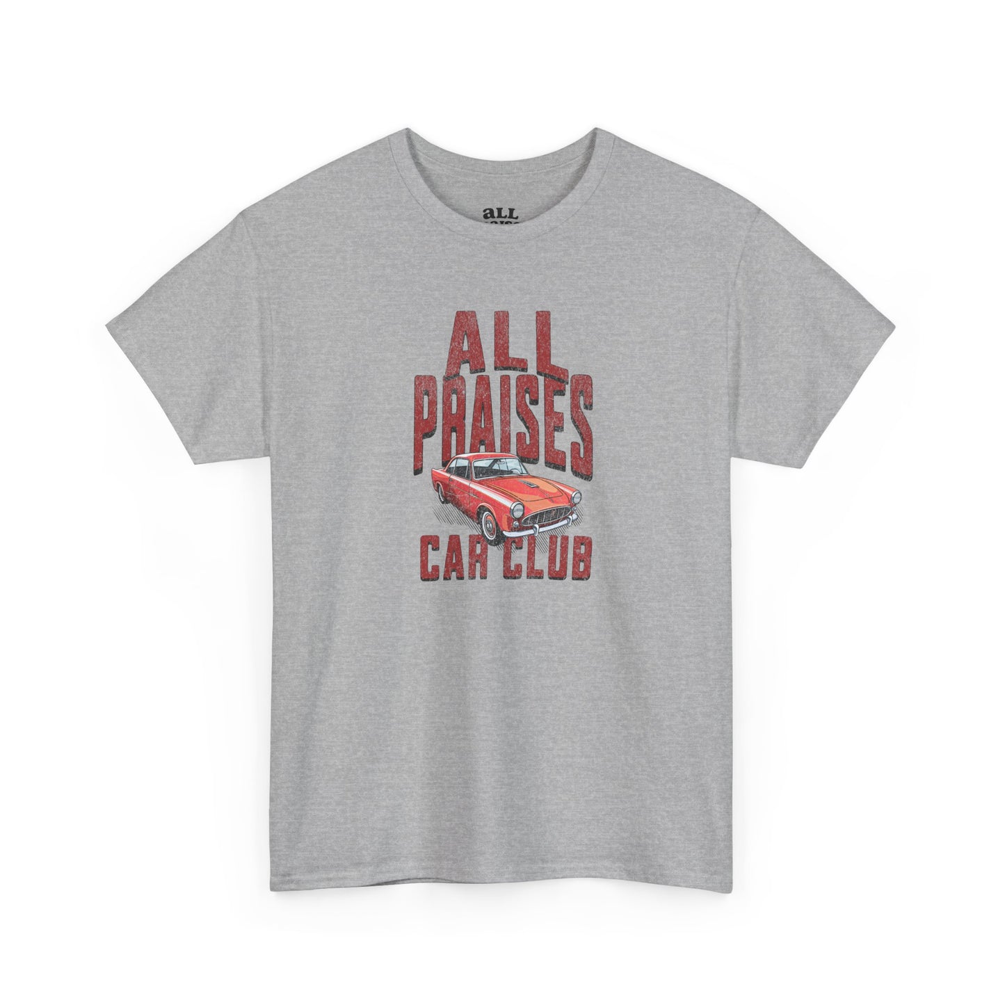 All Praises T-Shirt — Bold Vintage White Text  Tee