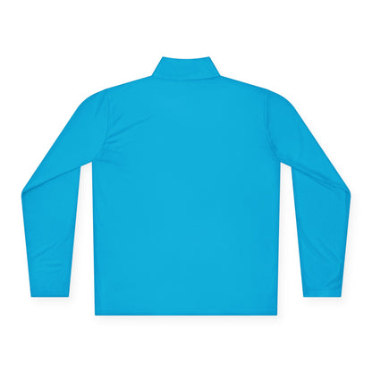 Quarter-Zip Pullover — Minimal 'All Teachers' Chest Logo, Lightweight School Staff Pullover